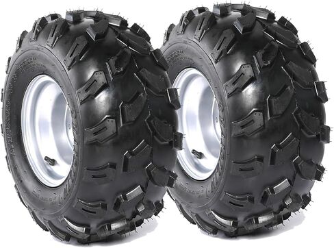 مجموعة المحور الخلفي مقاس 32 بوصة مع إطارات وعجلات بدون أنابيب مقاس 18 × 9.5-8 وقرص فرامل ومحور ضرس لعربات الذهاب والمركبات الرباعية والدراجات الرباعية والدراجات ثلاثية الانجراف - استبدال DIY عالي التحمل in Kuwait