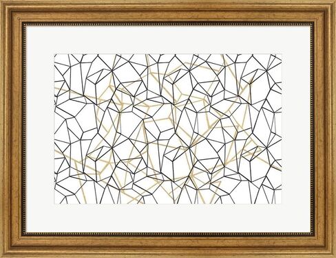 Across Geometrics by Wild Apple Portfolio Laminated Art Print, 12 x 8 inches in Saudi Arabia