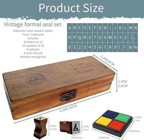 42 Pcs Premium Letter Stamps, Wooden Alphabet Rubber Stamps Set with Numbers and Symbols, Perfect for DIY Crafting, Scrapbooking Supplies, Card Making, Creative Projects, and Personalized Gift Ideas in Kuwait