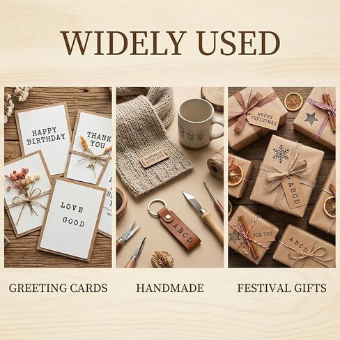 36 Pcs Alphabet Number Stamps - Wooden Rubber Vintage Design with Storage Box, Clear Printing for DIY Craft Scrapbooking Card Making in Kuwait