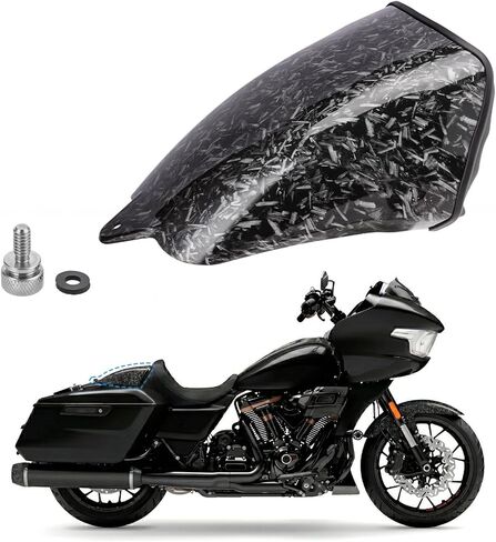 غطاء مقعد خلفي للركاب لـ Harley Touring CVO Street Glide FLHXSE CVO Road Glide ST FLTRXSTSE 2023 2024 2025 2026 غطاء مقعد خلفي منفرد ABS (ألياف الكربون) in Kuwait