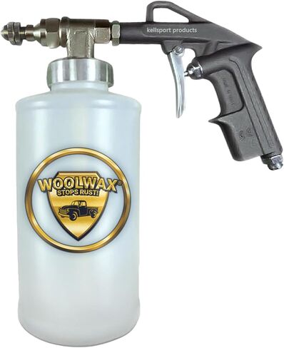 woolwax 1 Gallon Undercoating Kit Bundle w/PRO Gun & 2 Wands. Straw(Clear) Color. in Kuwait