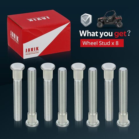 JAVIK 8 قطعة ترصيع العجلات الأمامية 7518654 الفئة 12.9 لـ Polaris RZR 800 S 2008-2014 RZR 570 2012-2013 RZR 570 S 2017 in Kuwait
