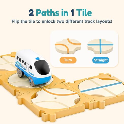 iPlay، iLearn 125 قطعة ألعاب لغز مسار السباق للأطفال من سن 3 إلى 5 سنوات، مجموعة لعب مسار السيارة اللغز للأطفال الصغار مع قطار كهربائي، لعبة تجميع العلوم والتكنولوجيا والهندسة والرياضيات، هدايا عيد ميلاد رائعة 4 6 7 8 سنوات صبي فتاة in Kuwait