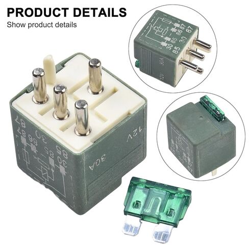 مرحل الحماية من الحمل الزائد لمرسيدس بنز W123، W124، W126، وW107 (OEM 0015429619)، مبيت ABS، أخضر in Kuwait