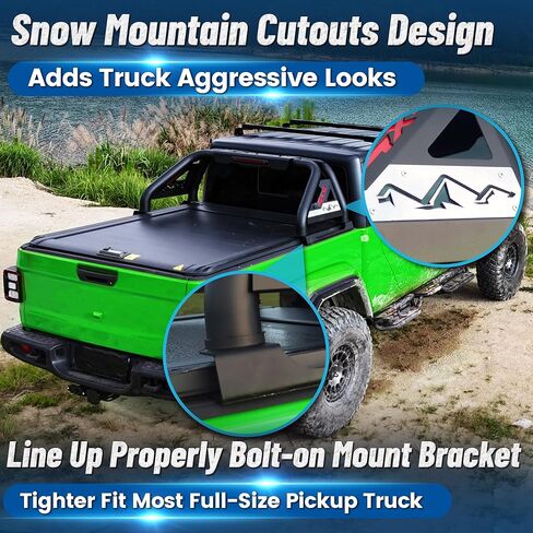 Adjustable Truck Roll Bar for Full Size Pickup Truck, Roll Bar for Truck Sport Bar Chase Rack with Brake Lights Compatible with Ford F-Series, Silverado, Sierra, Ram, Titan XD, Tundra in Kuwait