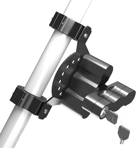 UTV Gas Can Roll Bar Mount مع قفل مفتاح لقفص لفة 1 بوصة 1.5 بوصة 1.75 بوصة 2 بوصة، حامل حزمة الوقود متوافق مع حزمة البنزين القياسية Rotopax وحزمة المياه Fuelpax القياسية، لشاحنة UTV ATV Jeep in Kuwait
