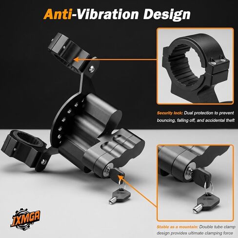UTV Gas Can Roll Bar Mount مع قفل مفتاح لقفص لفة 1 بوصة 1.5 بوصة 1.75 بوصة 2 بوصة، حامل حزمة الوقود متوافق مع حزمة البنزين القياسية Rotopax وحزمة المياه Fuelpax القياسية، لشاحنة UTV ATV Jeep in Kuwait