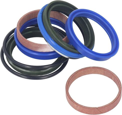 Luocute Steering Cyr Seal Kit, High Strength Wear Resistants Rubber Material with Excellent Dustproofing Sealing Performance, for E16 20 335 H12 16 18 20 350 E15 16 18 322 Model in Kuwait