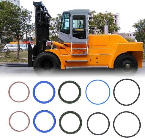 Luocute Steering Cyr Seal Kit, High Strength Wear Resistants Rubber Material with Excellent Dustproofing Sealing Performance, for E16 20 335 H12 16 18 20 350 E15 16 18 322 Model in Kuwait