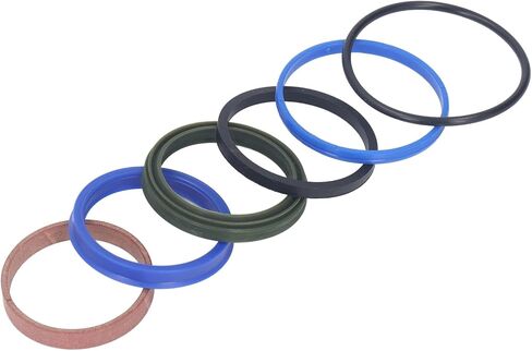 Luocute Steering Cyr Seal Kit, High Strength Wear Resistants Rubber Material with Excellent Dustproofing Sealing Performance, for E16 20 335 H12 16 18 20 350 E15 16 18 322 Model in Kuwait