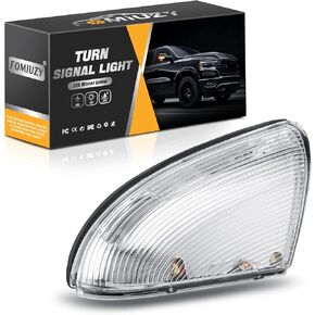 LED الجانب مرآة ضوء بدوره إشارة البركة لمبة غطاء العدسة صالح ل دودج رام 1500 2009-2011 2012 2013 2014 2015 2016 2017 2018 رام 2500 2010-2018 الركاب الأيمن يستبدل 68064948AA 68232478AA in Kuwait