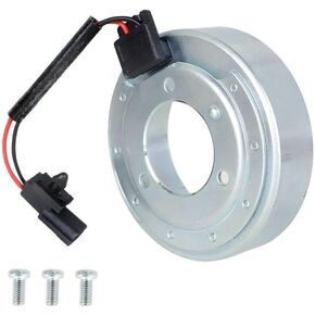 A/C AC Compressor Clutch Coil for Nissan for Rogue 2008-2013 Silver&Black 1Xcoil 3Xscrew HP89103 in Kuwait