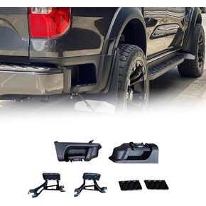 عتبة السرير الخلفية متوافقة مع Ford Ranger T9 2022-2023 XL XLT، خطوة قدم جانبية سوداء للسائق وجانب الركاب in Kuwait