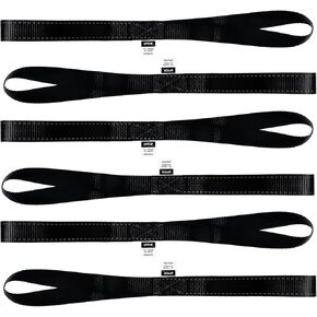 Uptop Soft Loop Tie Down Straps (6-Pack) with 12 inch x 1inch -1500 Load Capacity & 4500 Lbs Breaking Strength Heavy Duty Motorcycle Handlebar Straps for use with Ratchets for ATV, UTV, Dirt Bike in Saudi Arabia