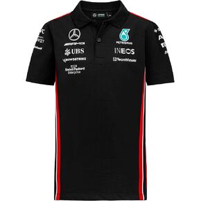 Mercedes AMG Petronas Formula One Team - Kids 2023 Team Polo - Black - Size: XS (7/8 Years) in Kuwait