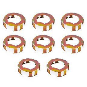 8 Pack Trailer Spindle Nut Retainer 006-190-00 6-190, Fits Dexter Axles 2K-8K & 600-1100 Lbs Axle Hubs, Replacement Axle Nut Retainer for Trailers, No Cotter Pin Needed in Saudi Arabia