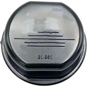 غطاء استبدال محور المقطورة TD48355BV مع حلقة دائرية، غطاء شحم غبار 5 محاور - لأجزاء العربة Dexter Vortex RV - غطاء محور المقطورة البديل - قطر الخيط الخارجي: 2 5/16 بوصة in Kuwait