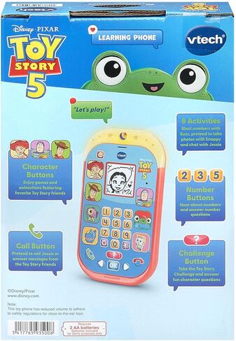 VTech Disney and Pixar Toy Story 5 Learning Phone in Kuwait