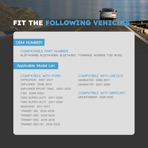 حشية وعاء زيت ناقل الحركة متوافقة مع Ford F150 Expedition Explorer Explorer Sport Trac Transit-150 250 350 2006-2022 استبدال # TOS18753 6L2Z7A191BA BL3Z7A191C 711494500 W32828 in Kuwait