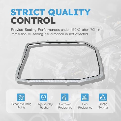 حشية وعاء زيت ناقل الحركة متوافقة مع Ford F150 Expedition Explorer Explorer Sport Trac Transit-150 250 350 2006-2022 استبدال # TOS18753 6L2Z7A191BA BL3Z7A191C 711494500 W32828 in Kuwait