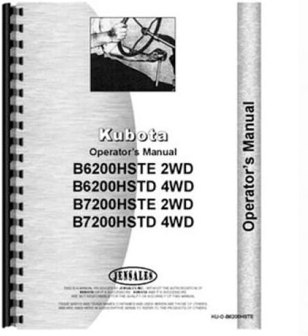 جميع قطع غيار الولايات Ag A.S.A.P. دليل المشغل يناسب كوبوتا B6200 B7200 B6200 B7200 in Kuwait
