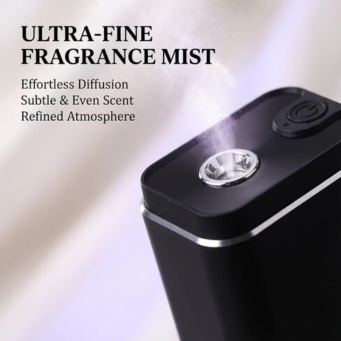 قطعتان من معطر الهواء للسيارة الذكية، تشغيل/إيقاف تلقائي مع 3 أوضاع، يدوم طويلاً مع 6 زيوت عطرية في 3 روائح، موزع روائح عطرية للسيارة قابل لإعادة الشحن مع مشبك فتحة تهوية in Kuwait