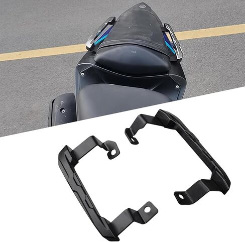Motorcycle Rear Passenger Grab Bar Handle Rail Compatible with Yamaha YZF-R3 (2019-2022) MT-03 (2020-2022) MT-25 (2018-2021) YZF-R25 (2018-2021) Side Grips (Black) in Saudi Arabia