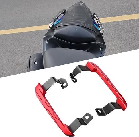 Motorcycle Rear Passenger Grab Bar Handle Rail Compatible with Yamaha YZF-R3 (2019-2022) MT-03 (2020-2022) MT-25 (2018-2021) YZF-R25 (2018-2021) Side Grips (Black) in Saudi Arabia