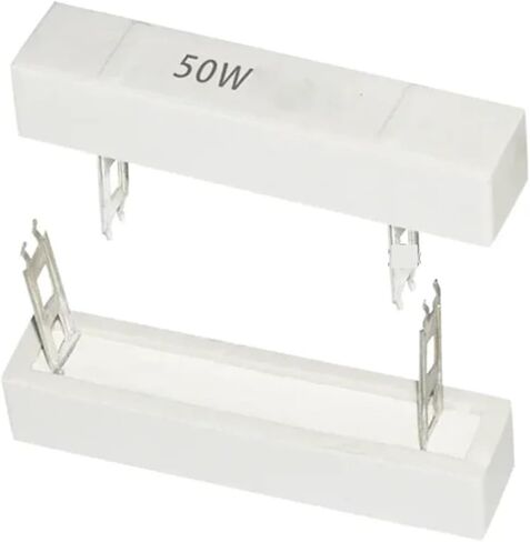 2PCS 50W Ceramic Cement Power Resistor 0.1~1K 0.2 0.22R 0.33 0.5 1 1.5 2 2.5 3 4 5 6 8 10 16 20 25 30 80 100 200 250 300 1k Ohm(68 Ohm) in Kuwait