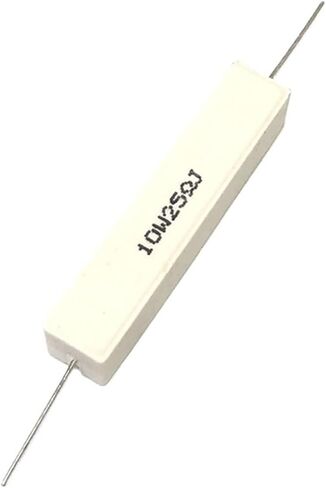 10pcs 10W 5% Cement Resistor Power Resistance 25Ohm 10W25R 10W25ΩJ 25ΩJ in Kuwait