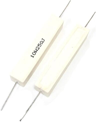 10pcs 10W 5% Cement Resistor Power Resistance 25Ohm 10W25R 10W25ΩJ 25ΩJ in Kuwait