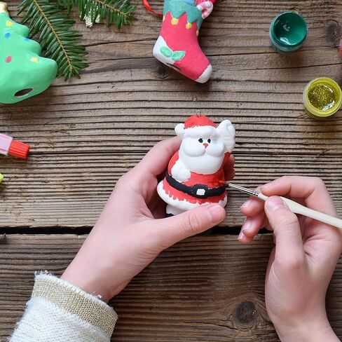 11pcs Fine Detail Micro Brushes Kit, White Gourd Handle, Thin & Precise for Acrylic Paint, Miniature Painting and Small Scale Modeling in Kuwait