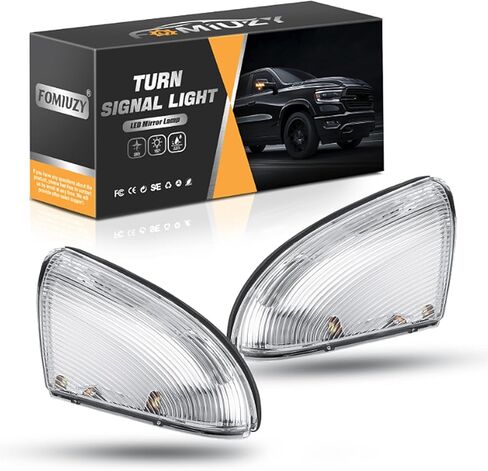 LED الجانب مرآة ضوء بدوره إشارة البركة لمبة غطاء العدسة صالح ل دودج رام 1500 2009-2011 2012 2013 2014 2015 2016 2017 2018 رام 2500 2010-2018 الركاب الأيمن يستبدل 68064948AA 68232478AA in Kuwait