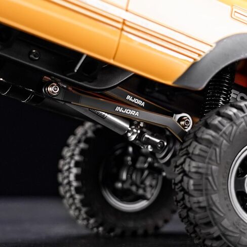 وصلات الهيكل INJORA ذات الطلاء الأسود والنحاس عالي التخليص لـ 1/18 FMS FCX18 LC80 in Kuwait