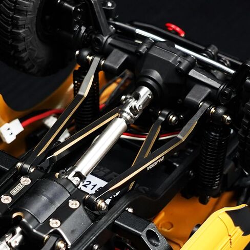 وصلات الهيكل INJORA ذات الطلاء الأسود والنحاس عالي التخليص لـ 1/18 FMS FCX18 LC80 in Kuwait