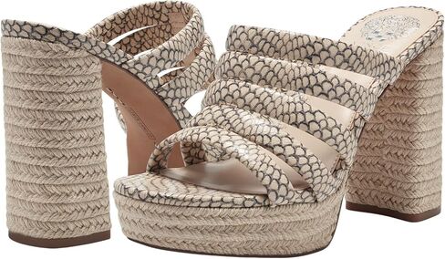 Vince Camuto Women's Footwear Patrest Raffia Platform Sandal Heeled in Saudi Arabia