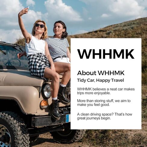 WHHMK Car Storage, Sturdy Leather Car Backseat Organizers, Support Up to 33 LB of Weight Automotive Front Seat Organizer, Floor Organizer and Storage Used for SUV Truck Toy Snack Water Bottle Holder in Kuwait