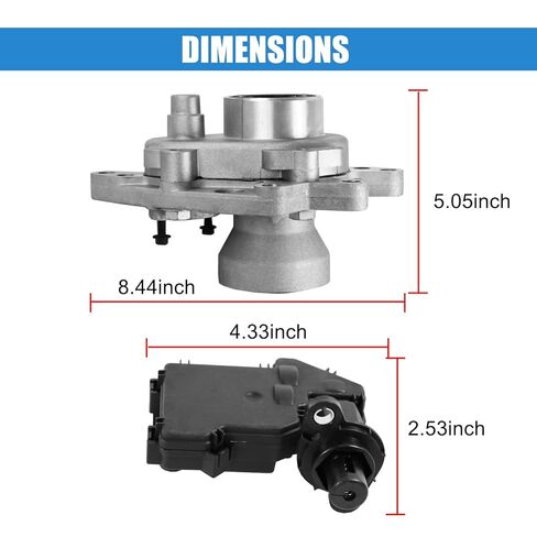 600-115 4WD المحرك التفاضلي الأمامي قطع غيار الإسكان لـ Chevy Trailblazer Envoy Bravada Ascender 9-7x 2002-2009 مجموعة محمل العمود المتوسط ​​12471623 600115 in Kuwait