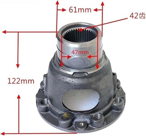 Car 4WD Differential Case Compatible For Jeep Patrio Compass 6F24 Transmission Differential Housing Differential Case Repair Kit in Kuwait