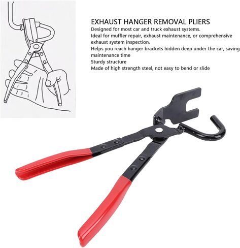 VINGVO Hanger Removal Pliers, 25 Degree Offset Jaw Head for Hidden Hangers with Non Slip Handle, for Car & Truck Systems in Kuwait