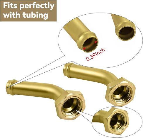 Automatic Transmission Cooler Oil Tube Connector Compatible with Honda Accord 2.4L 2008-2012, Crosstour 2.4L 2012-2015 (Thread M14x1.5) in Kuwait