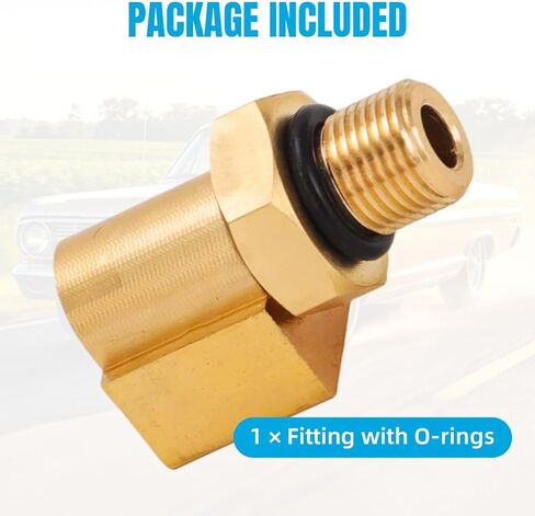 90° Cooler Line Fitting for Ford Mustang C4/C5/1970+ C6 Automatic Transmission, Replace for C4GY7D273A in Kuwait