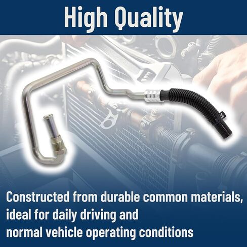 Transmission Cooler Line Hose Pipe Fit for 2003-2004 Ford Excursion & 2003-2004 Ford F-250 F-350 F-450 F-550 Super Duty with 6.0L V8 Diesel OHV Turbocharged Replace 4C3Z-7B028-CA in Kuwait