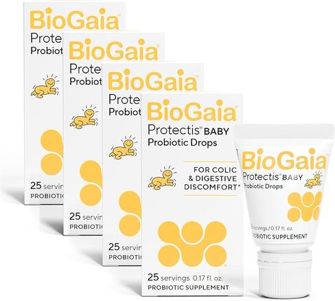 BioGaia Protectis Baby Digestive Health Probiotic Supplement Drops - 5ml, Pack of 4 in Saudi Arabia