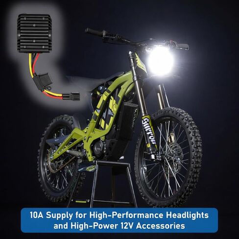 محول تيار مستمر 12 فولت 10 أمبير Mk2 مناسب لـ Sur-Ron Light Bee، Talaria Sting، X3، E-Ride Pro Step Down Buck Converter، منظم جهد التوصيل والتشغيل in Kuwait