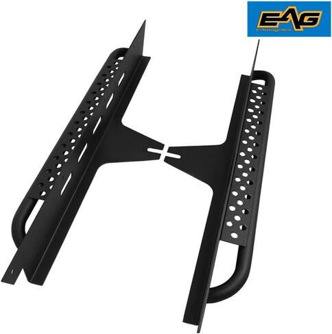 EAG Rock Slider Guards Nerf Bar Side Steps Armor Running Boards Fit for 87-95 Wrangler YJ in Kuwait