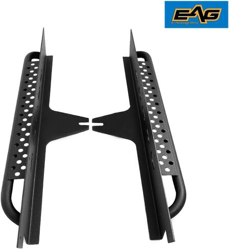EAG Rock Slider Guards Nerf Bar Side Steps Armor Running Boards Fit for 87-95 Wrangler YJ in Kuwait