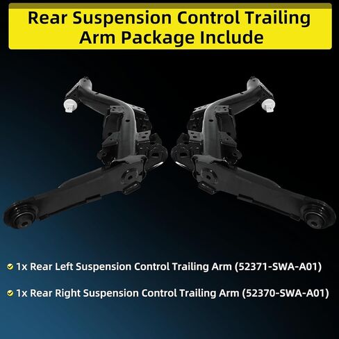 52371-SWA-A01 52370-SWA-A01 أذرع التحكم الخلفية في التعليق تناسب Honda CR-V CRV 2.4L 2007-2011، طقم ذراع التحكم الخلفي الأيمن والأيسر 52371SWAA01 52370SWAA01 in Kuwait