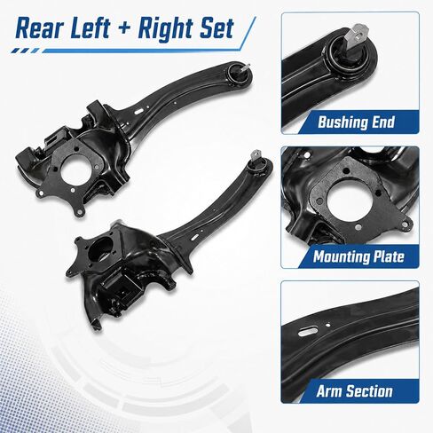 2Pcs Suspension Trailing Arm Rear Left + Right Compatible with Mazda 3 2004-09 in Kuwait